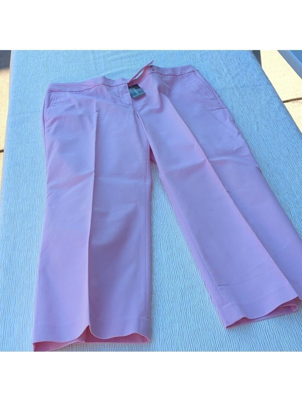 NWT Express Design Studio Pink Editor Pants, Size 12 - Picture 10 of 13